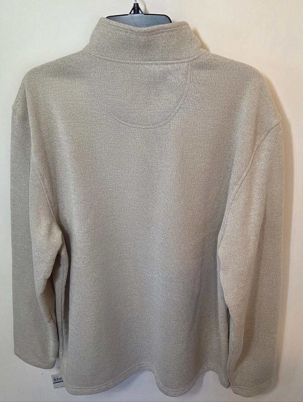 Izod Men's XL Gray Fleece 1/4 Zip Mock Neck Pullover Rock Heather NWT $70